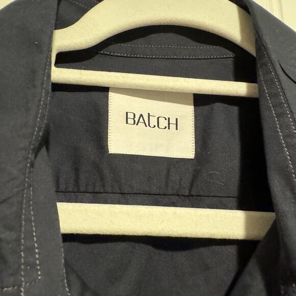 Batch Clothing Navy Blue Cotton Camp Shirt Mens Large - Picture 3 of 6